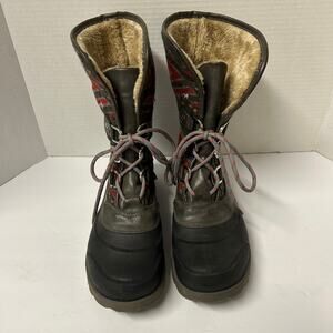 Beartraps Yaegar Women's Cold Weather Snow Boots Southwestern Style Size 8M
